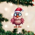 thumbnail image 2 of Colgante Decorativo Navideño Con Pollo De Dibujos Animados Adorno Acrílico Para El Coche Llavero Para Mochila, 2 of 4