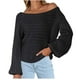 thumbnail image 2 of Pntutb Mujer Casual Moda Jersey Manga Larga Cuello Redondo Suéter Pntutb Pntutb-3025, 2 of 6