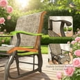 thumbnail image 5 of ChromaCore Outdoor Swing Glider Chair,W/Study Metal Frame for Garden for Backyard,Garden and Porch, 5 of 7