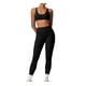 thumbnail image 1 of Conjuntos de entrenamiento for mujer, sujetador deportivo de 2 piezas, camiseta sin mangas, leggings de cintura alta, ropa deportiva for gimnasio y yoga, top de entrenamiento for mujer, 1 of 6
