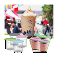 thumbnail image 5 of Black+Gold Plascticce Cream Containers with Lids for Ninja Creami Pints, 5 of 6