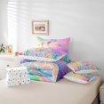 thumbnail image 5 of YST Mermaid Tail 7-Piece Comforter Set, Full Size, Colorful Rainbow, 5 of 5