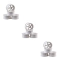 thumbnail image 2 of Shengyu 4 Pieces52mm Elastic *RC Car Tires Wheel Rims Hub Running Racing Drifting Tyres On-road Crawer Assembly Accessories Five Star/White 3Set, 2 of 6