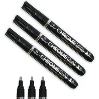 Kassa White 5 Pack Liquid Chalkboard Markers: Erasable Blackboard, Washable  Paint Reversible Dual Tip