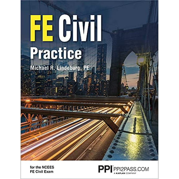 Pre-Owned Ppi Fe Civil Practice - Comprehensive Practice for the Ncees Fe Civil Exam (Paperback) 1591265304 9781591265306