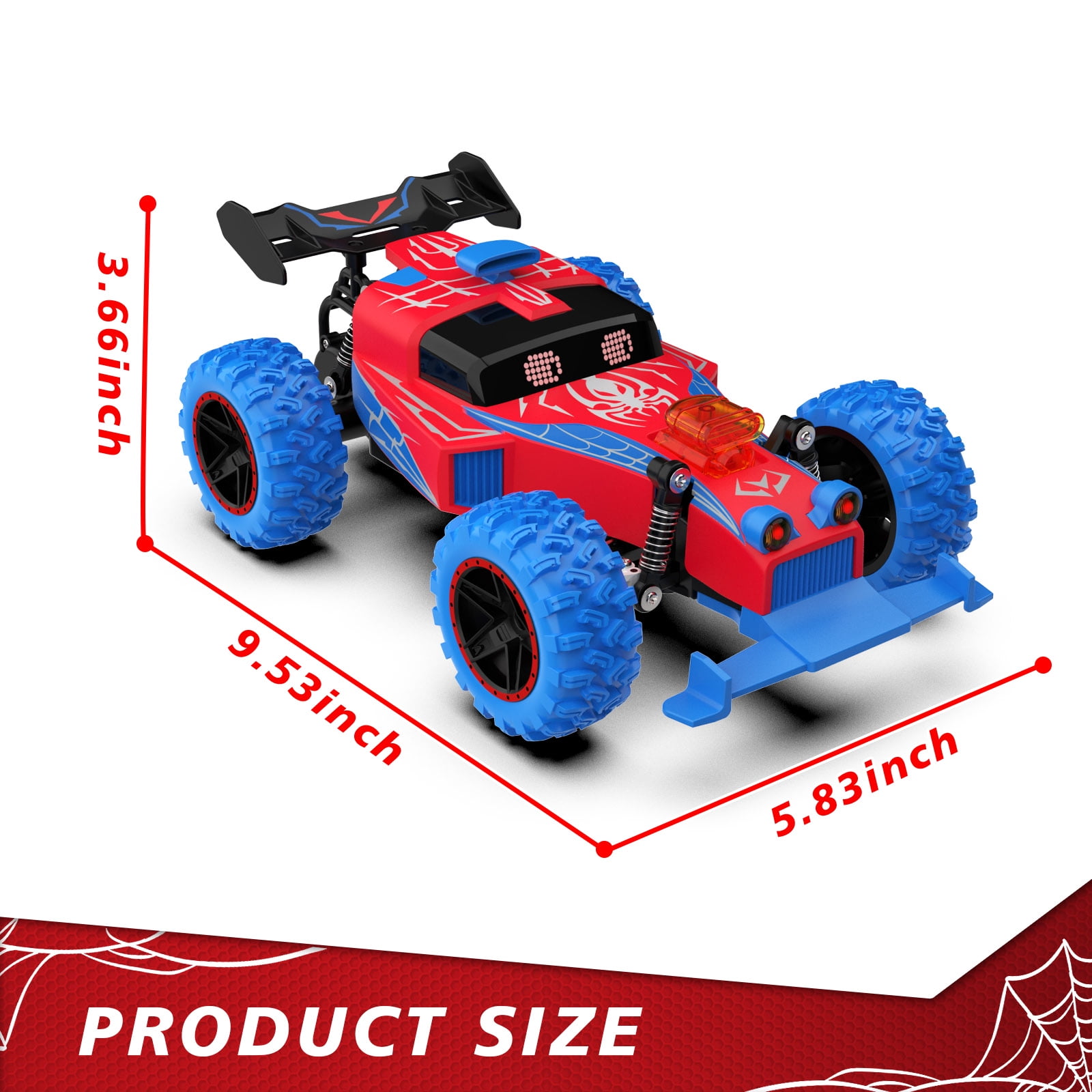 Gmdisc Remote Control Car, 1:18 High Speed RC Cars, 20+ km/h Toy for Boys & Girls Christmas Birthday Gifts for Kids