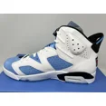 thumbnail image 3 of Ni - ke Air Jordan Retro 6 UNC University Blue White Shoes CT8529-410 Men Size 11, 3 of 5
