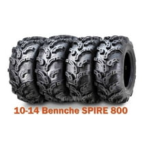 (4) WANDA 25X8X12 25X10X12 fit 10-14 Bennche SPIRE 800 ATV Tire Set Super Mud