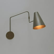 Swing Arm Wall Sconce - Italian Brass Adjustable Sconces - Mid Century Modern Lamp - Reading Light- Vintage sconce - Sputnik Lights