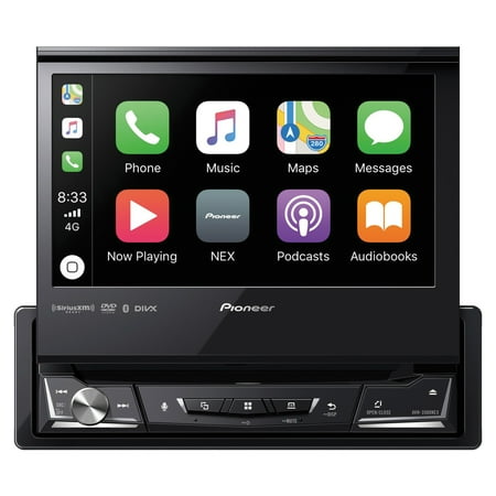 Pioneer - 7" Motorized Android Auto™ and Apple CarPlay® Bluetooth® Digital Media (DM) Receiver - Black