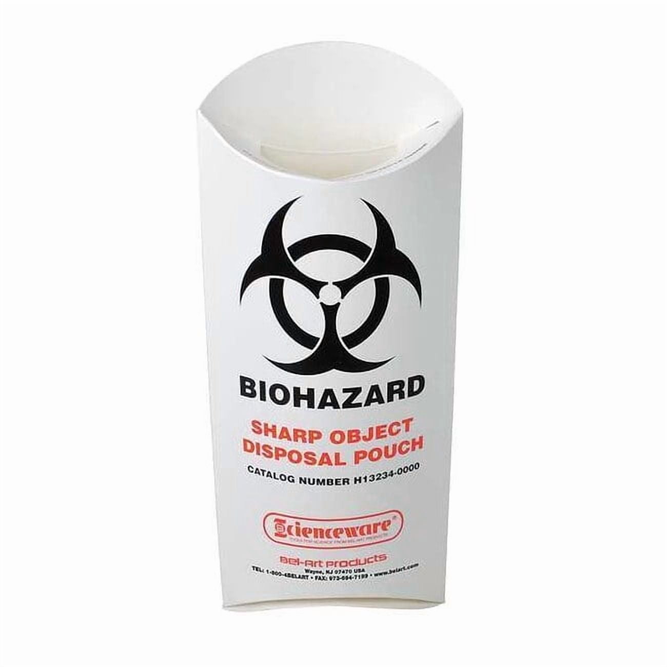 Biohazard Sharp Object Pouch,PK200 H13234-0000
