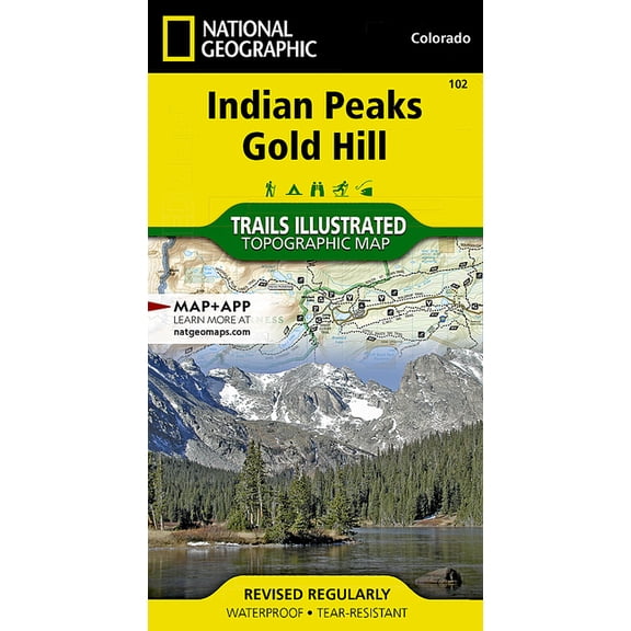 National Geographic Maps: Trails Illustrated: Indian Peaks, Gold Hill - Folded Map