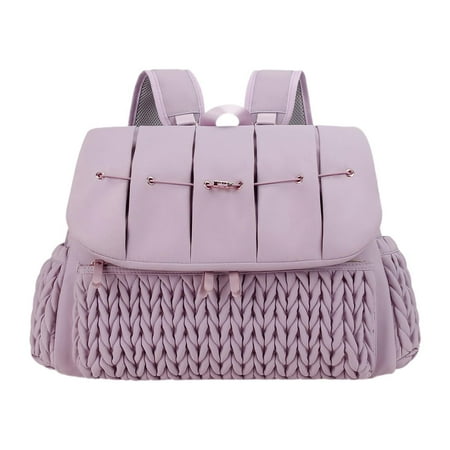 LeeQinersw Diaper Bag Backpack Baby Bag for Mom Dad,Waterproof,Baby Changing Bag,Nappy Tote purple