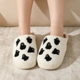 thumbnail image 6 of BERANMEY Halloween Slippers for Women Perfect Soft Plush Comfy Warm Slip-On Cute Womens Slippers Indoor Fluffy House Slippers for Women and Men Non-slip Fuzzy Flat Slides, 6 of 8