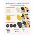 thumbnail image 4 of Pulidora de sobremesa VEVOR 1/2 HP 0-8000 RPM con juego de accesorios, 4 of 9