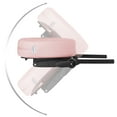 thumbnail image 4 of Saloniture Adjustable Massage Table Face Cradle and Pillow 3" Foam - Pink, 4 of 7