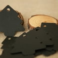 thumbnail image 5 of Luxshiny 100 Pcs Christmas Vintage Tags Kraft Paper Black for General Users Celebrations, 5 of 8