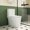 White + Ceramic 09252, variant on 1.1/1.6 GPF Elongated Comfort Height Floor Mounted One-Piece Toilet ,  CUPC Certified, WaterSense Cetified, Ceramic, White Color, Soft Close Seat