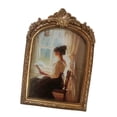 thumbnail image 2 of jifeng Cadre Photo 10 Pouces Résine Rétro Vintage pour Table Chambre Bureau, 2 of 9