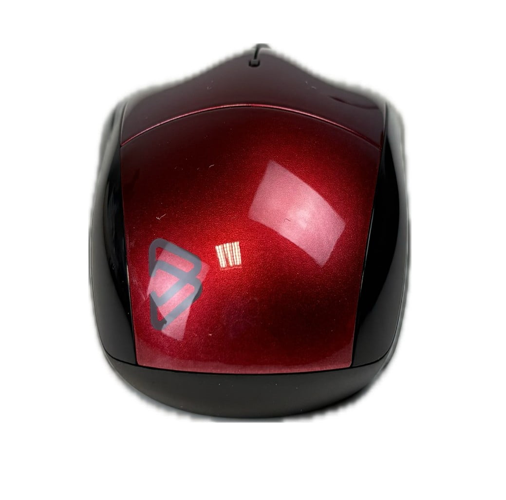 BlueDiamond Track Mobile-Travel Wireless Mouse, 1200 DPI Optical sensor, Ambidextrous - Red