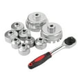 thumbnail image 1 of Socket Wrench Set, Remove Clogged Filters Fit For   Oil Filter Wrench, Easy To Transport 10Pcs/Set for Car Maintenance Machinery, 1 of 8