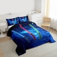 thumbnail image 3 of Manfei Lightsaber Bedding Comforter Set,Teens Colorful Neon Twin Comforter Sets,Red Green Blue Bedding Set For Boys Kids,Microfiber Bedroom Decor Reversible,2-Piece, 3 of 8