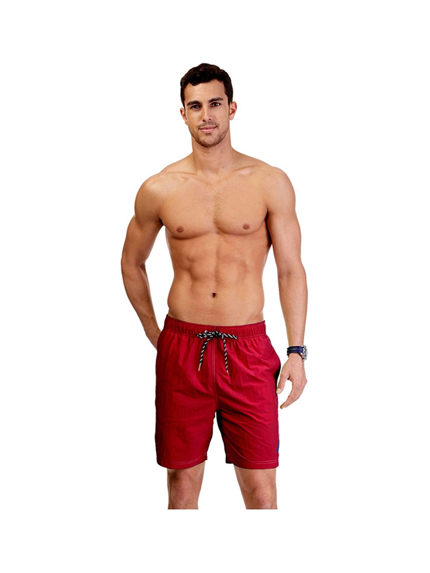 Nautica Mens Mariner Swim Bottom Board Shorts nautred XLT Big & Tall