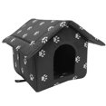 thumbnail image 1 of Maison pour Animaux de Compagnie Extérieure, Abri de Repos pour Animaux, Nid pour Chat Confortable et Chaud, 1 of 8