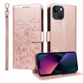 thumbnail image 1 of Funda Cartera GANGXUN con Diseño de Perrito en Relieve para iPhone 13 Mini , Protección 360° con Ranuras y Correa Desmontable, 1 of 6