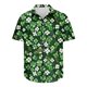 thumbnail image 5 of Camuflaje de los Hombres Impresa Camisa de Solapa, Moda de Manga Corta con Tejido Elástico para la Playa Casual Y el Uso de la Fiesta, Blusa Elástica Suave, 5 of 9