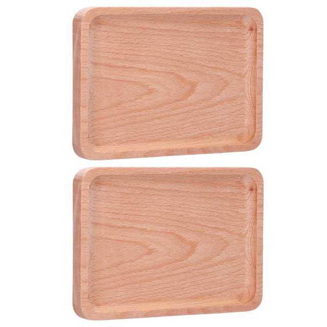 Bandeja De Madera, Bandeja De Servicio, Liviana, Duradera Y Resistente Al Desgaste Para Fiestas En El Hogar Octpeak Serving Tray