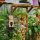 thumbnail image 2 of Billuyoard Jaula de hierro, tubo de PC, comedero para pájaros de jardín al aire libre, comedero para pájaros colgante, decoración Jardín y Patio Billuyoard HA020881-00, 2 of 5