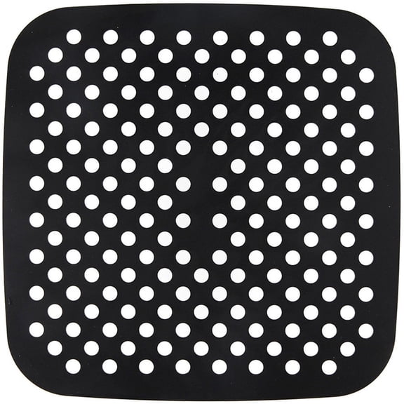 vlrwzc Air Fryer Liners Reusable Silicone Air Fryer Basket Mats Non-stick Air Fryer Pads Accessories for Baking Bamboo Steamers