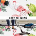 thumbnail image 5 of Summer Pink Flamingos Outdoor Rug for Patio/Deck/Porch, Non-Slip Large Area Rug 6 x 9 Ft, Tropical Floral Leaves Cactus Indoor Outdoor Rugs Washable Area Rugs, Reversible Camping Rug Carpet Runner, 5 of 8
