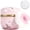 Pink, variant on Versatile Body Powder Puff & Container for Women, Portable Tin Jar for Dusting Powder, Ideal for Daily Bath