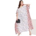 thumbnail image 3 of Gypsie Blu Boho Plus Size Long Kaftans Dress Maxi Kimono Dresses Summer Sleepwear Beach Dress Caftan Style, 3 of 7