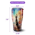 thumbnail image 5 of Hello 2025 Doberman Pinscher Celebrates Happy New Year Firework Balloon 30oz Stainless Steel Tumbler Insulated Cup with Lid Doberman Dog Lover Gifts - 02024, 5 of 5