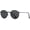 03 Black/Grey, variant on Classic Polarized Round Sunglasses for Women Men, Trendy Metal Frame Shades