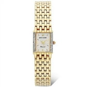 Ladies Goldtone Panther Tank Watch