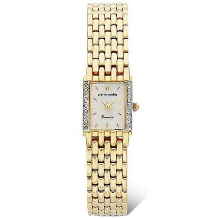 Ladies Goldtone Panther Tank Watch