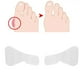 thumbnail image 1 of Enderezador de dedos Separadores de dedos Enderezador de corrección de dedos transpirable Extensibilidad suave para los huesos de los pies que sobresalen ANGGREK Otros, 1 of 8