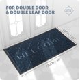 thumbnail image 4 of PABUBE Welcome Mat Front Door Mat Non-slip Doormat, Low Profile Outdoor Doormat Entry Rug for Entryway, Patio, Blue, 24" x 43", 4 of 8