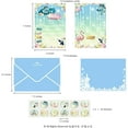 thumbnail image 2 of Cheerland Alice in Wonderland Floral Invitation Card, Girls Birthday, 12 Sets, 2 of 6