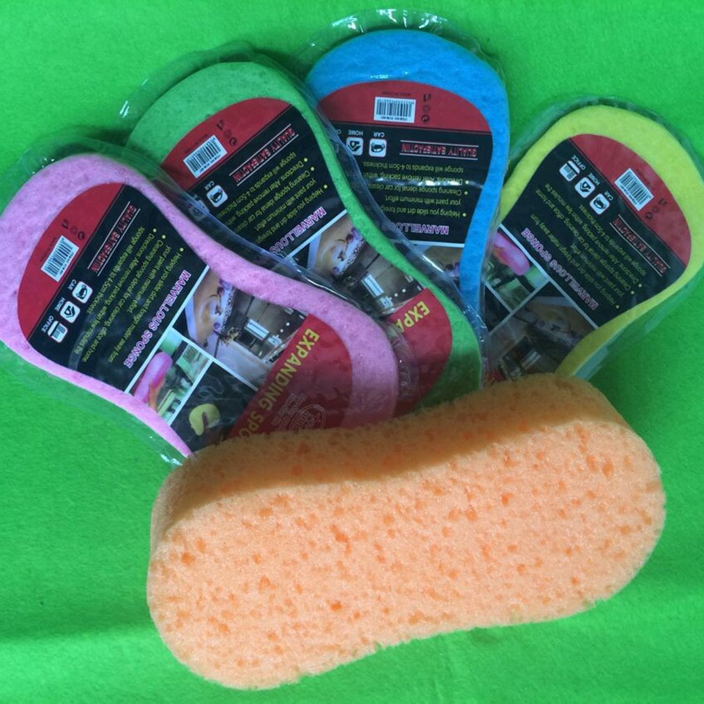 Large Car Wash Sponge High Density 8 Characters Vacuum Compression