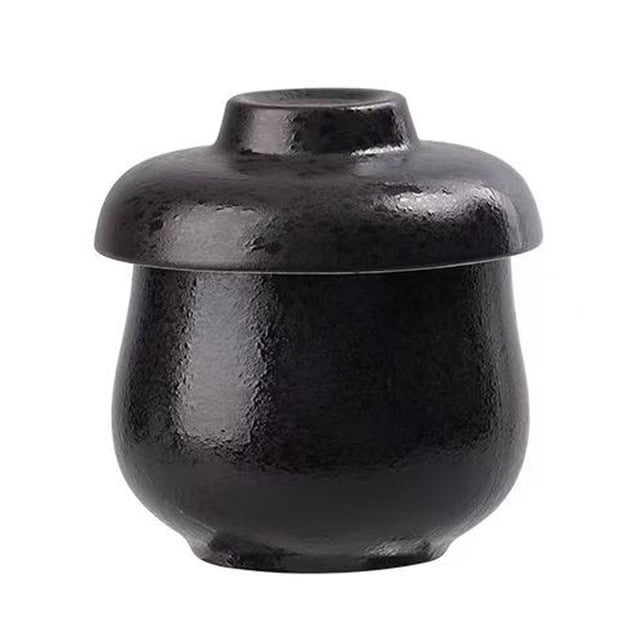 bedienty Ceramic Egg Cooker With Cover Even Cooking And Heat Locked In Every Time Ensuring And Even Cooking Every Time. Coddled Egg Cups With Lids And Desserts type+3