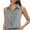 Gray Boutique Tops, variant on Aobny Blue Tshirts Shirts for Women Button Up Collared Sleeveless Cotton Linen Tops Blouse Dress Shirts for Women Business Casual,L