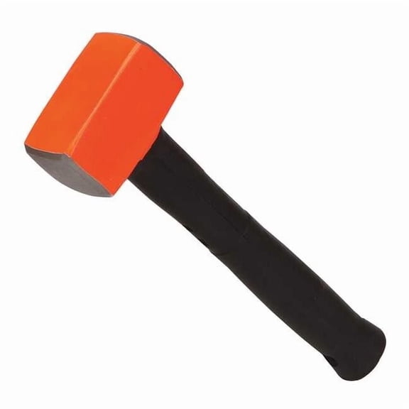 Westward Sledge Hammer,2-1/2 lb.,12,Rubber/Steel 24Z026