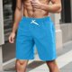 thumbnail image 2 of Pantalones cortos deportivos de 5" para correr y gimnasio para hombre - Pantalones de playa de poliéster de secado rápido con bolsillos, 2 of 4