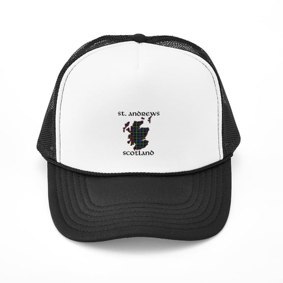 CafePress - Standrewsplaidmap - Adjustable Unisex Printed Trucker Hat with Mesh Back