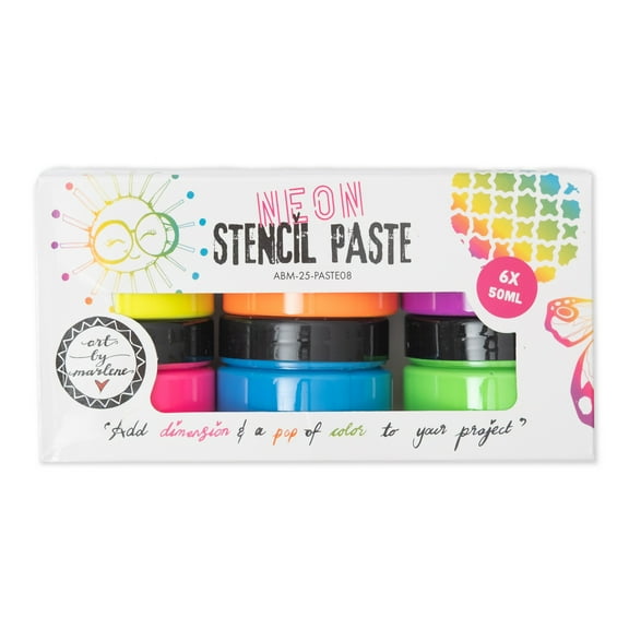 Art By Marlene Essentials Stencil Paste-Neon